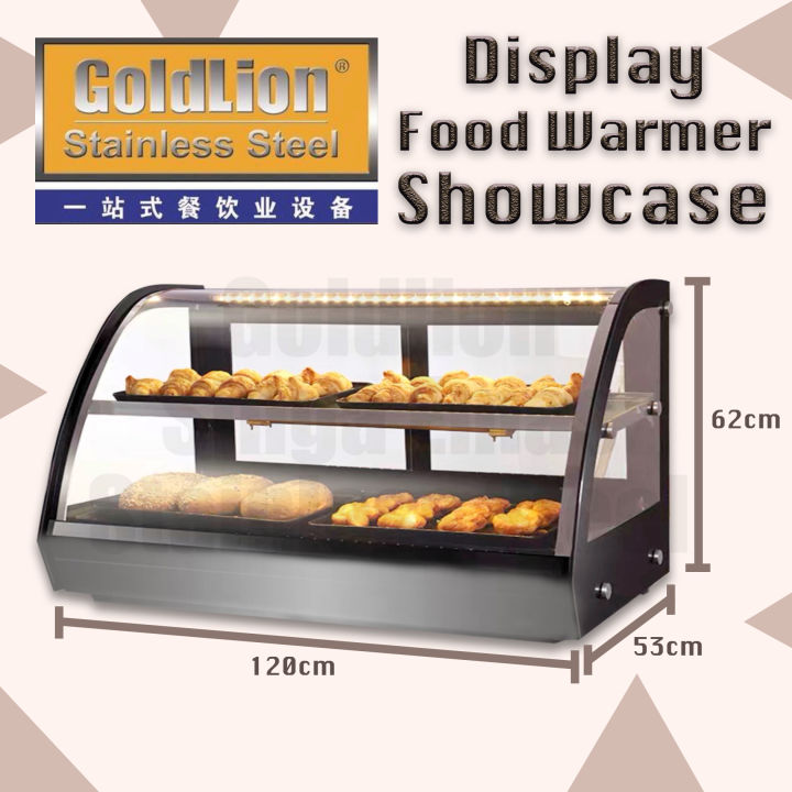 Food Warmer Showcase Display/Pemanas Makanan/Buffet Cabinet/Restaurant ...