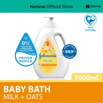 Johnsons Baby Milk + Oats Bath 1000ml