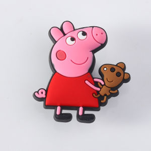 shoes charm cross Shoe Buckle Hole Shoe Accessories Piggy Peppa Cartoon Anime Fashion Shoes Accessories