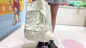 AE New ins School bag for female junior high school students high school students and college students 2026 Dirt-resistant backpack for men