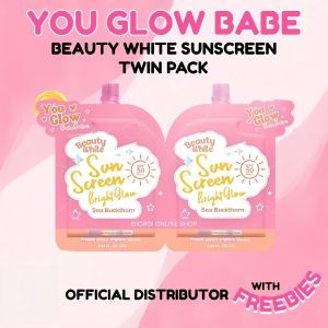 BUY 1 TAKE 1 You Glow Babe Beauty White Sunscreen Bright Glow with Sea Buckn and 50 SPF+++