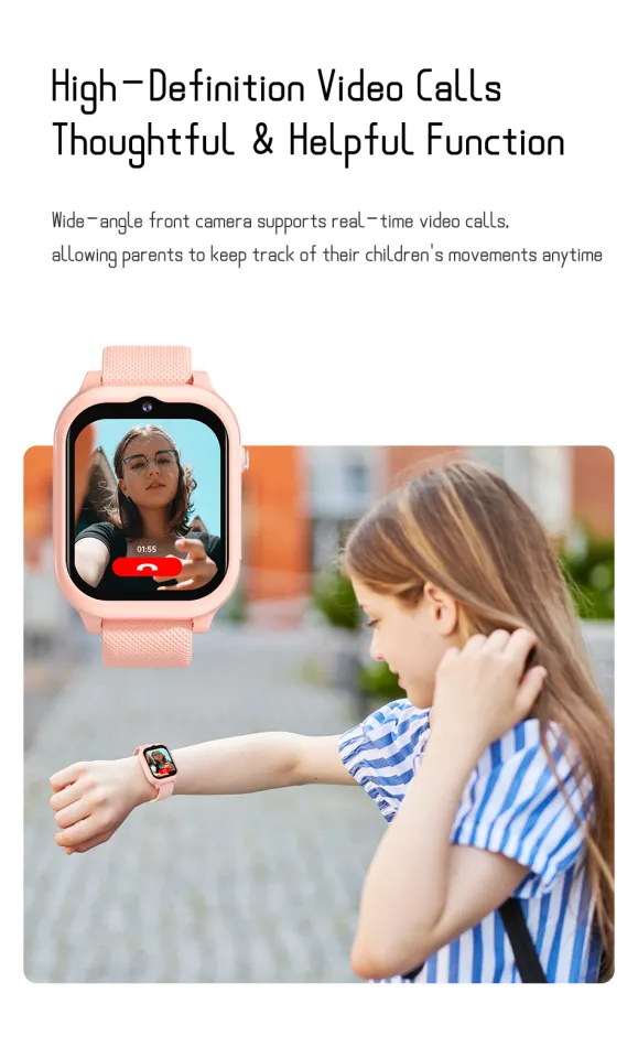 Awei H29/H30 Children's phone Smart watch GPS Accurate Locating Video Call  4G network Waterproof rate IP67 Ultra Long Battery smartwatchs for boys