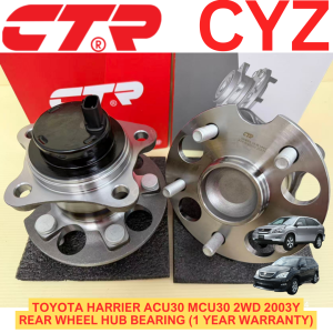 CTR Korea Rear Wheel Hub Bearing Toyota Harrier ACU30 MCU30 2WD 2003Y (1 Year Warranty) 42450/42460-48030