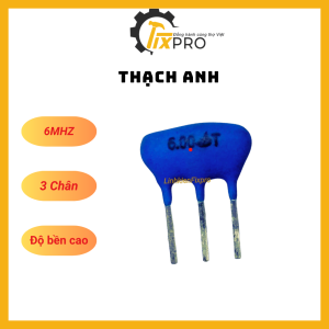 (Túi 5 chiếc ) Thạch anh 3 chân 6mhz màu xanh chất lượng tốt - Fixpro