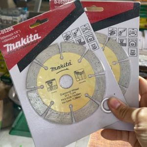 Lưỡi Cắt Makita 8 Rãnh Cắt Khô Dùng Cắt Gạch Đá Tường Khô Kích Thước 114x20mm Sắt Bén Mạnh Mẽ