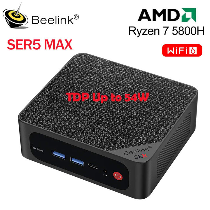 ミニPC Beelink Ryzen7 5800H MEM32G Win11pro Amazon.co.jp: Beelink Ryzen 7 5800H Mini PC, Up to 4.4 GHz