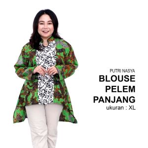 Atasan Batik Big Size: Blus Super Jumbo Kantor & Atasan Kerja Formal