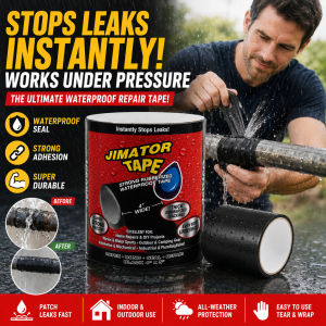 🔒【Instant Patch】 Heavy Duty Waterproof Repair Tape Strong Adhesive Leak Seal Tape for Roof Pipe Wall Gutter Outdoor Household Sealing Tape Black White Flexible DIY
