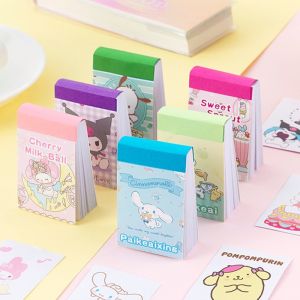 สติกเกอร์ ลายการ์ตูน Melody Kuromi Cinnamoroll Pochacco น่ารัก ขนาดเล็ก สําหรับตกแต่งกระเป๋า DIY