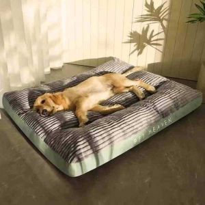 CRUSHES Detachable Pet Dog Bed Washable Cover Corduroy Soft Pet Cat Sofa  Soft and Warm Puppy Rest Bed for Autumn Winter