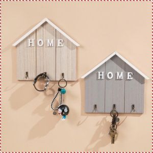 Hooks Solid Wood Handmade Vintage Hangers Decorative Fashion Home Wall Scandinavian Style Unique Styling