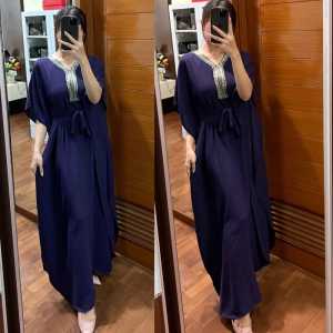 KAFTAN TALI LEBARAN CRINCLE ADEM KAFTAN DUBAI IKAT ABAYA RAMADHAN