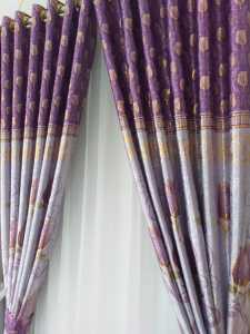 Gorden Printing Emas Embos Tulip Ungu