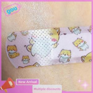 gou 120pcs/set Band-aid Pattern Adhesive Plaster Bandage Breathable Waterproof Stick