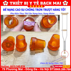 ĐẾ NẠNG CHỐNG NÁCH - PHỤ KIỆN THAY THẾ CHÂN ĐỂ CAO SU CHO CÁC LOẠI NẠNG - HÀNG XỊN [1 CHẾC]