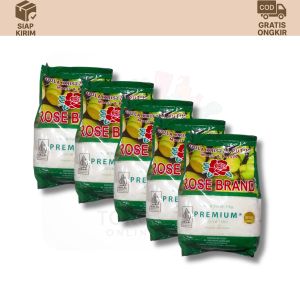 Paket Hemat Rose Brand Gula Pasir Hijau Premium 5 Kg