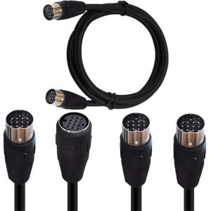 DIN 13Pin Male Plug Cable Flexible DIN 13Pin Male to Male/Female Extension Cord for Beauty Equipment Stage Nebulizer