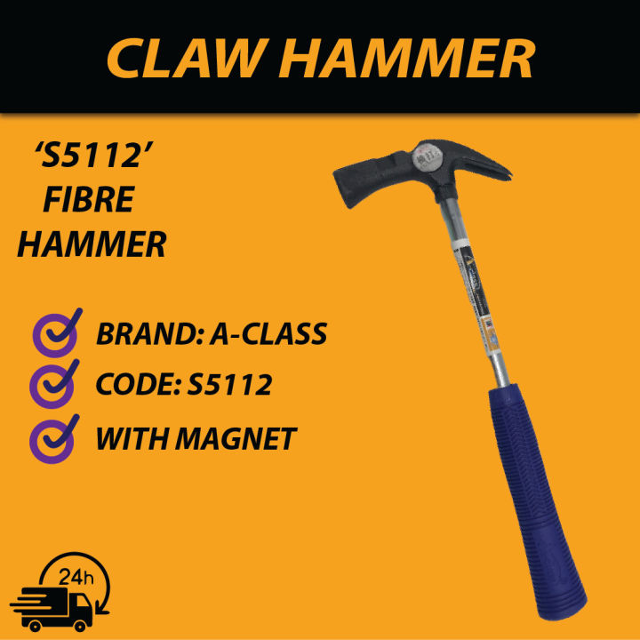27MM Craw Hammer with magnet / Nail Steel Hammer. Tukul Besi