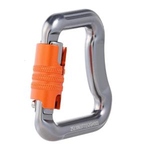Hợp kim nhôm Trọng lượng nhẹ khóa an toàn Carabiner cho leo núi đá dù lượn