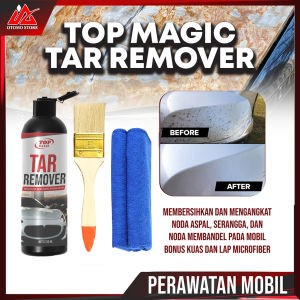 Tar Remover Pembersih Mobil Penghilang Noda Di Bodi Motor Mobil Top Tar Remover 250ml + Kuas + Lap