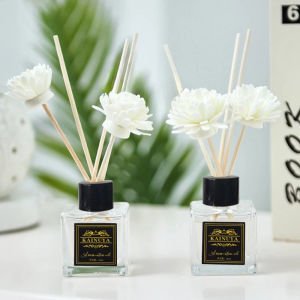 New 50ML Fireless aromatherapy diffuser Fragrance Replacement Stick Aroma Oil Reed Diffuser Set Scent Air Purifier For Home