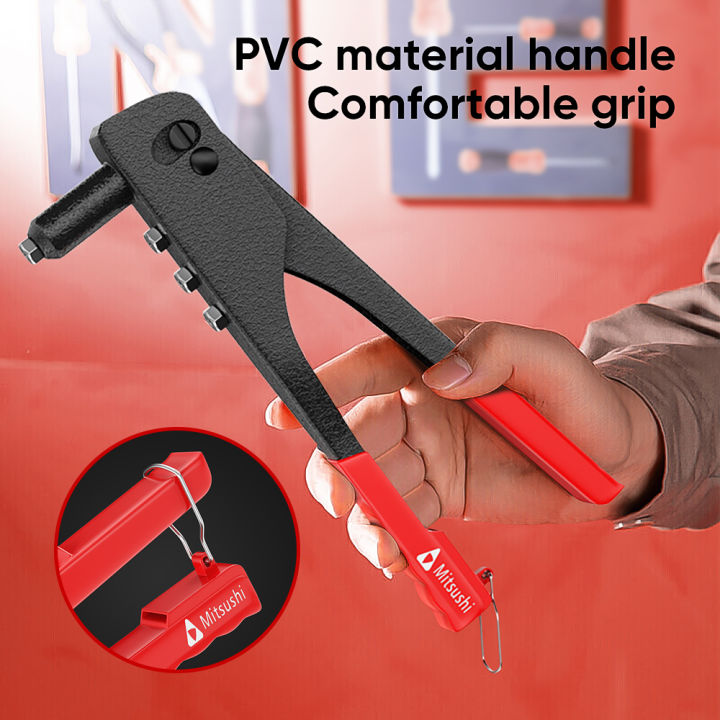 Pop Rivet Gun. This hand riveter works with the sizes 3/32,1/8,5/32 and Pop Rivet Gun. This hand riveter works with the sizes 3/32,1/8,5/32 and