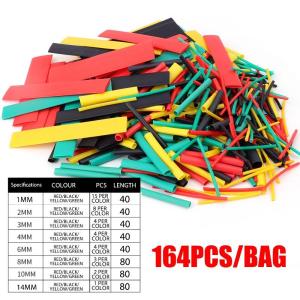 530 ชิ้น ท่อหดความร้อนฉนวนไฟฟ้า / ชุดหุ้มสายไฟฟ้า / ปลอกท่อสายเคเบิล / ชุดท่อหดความร้อนสำหรับสายเคเบิลติดผนัง / ท่อหดสำหรับสายไฟ คละแบบ