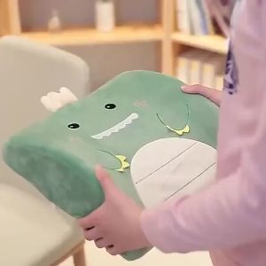 Memory Cotton Waist Cushion Cute Cartoon Waist Pillow Ergonomic design Comfortable Cushion