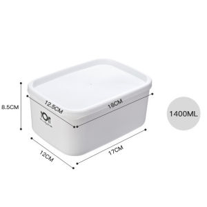 Multifunctional plastic refrigerator bowl Microwave heated lunch box Food storage box sealed box