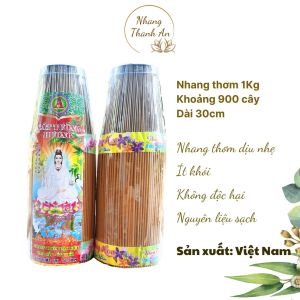 1KG Nhang thơm Cát Tường 3 tấc và 4 tấc hương trầm ấm tự nhiên thơm phòng Nhang Thanh An