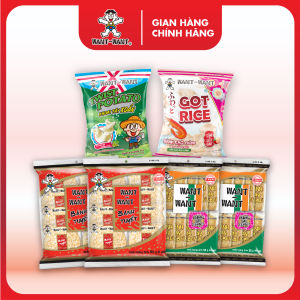 Combo 6 Gói Bánh Gạo Và Snack Gạo Want Want Nhiều Vị Đồ Ăn Vặt Giòn Ngon Tiện Lợi