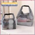 Waterproof Quick-Dry Buckle Type Swimming Bag Mesh Design Beach Bag Large Capacity Storage Bag Lightweight Toiletries Bag. 
