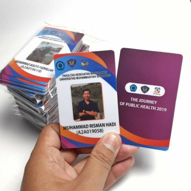 CETAK ID CARD MURAH CUSTOM/ID CARD CUSTOM SATUAN DEPAN BELAKANG ...