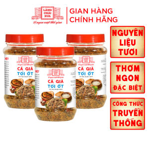 [COMBO 3 HỦ] Cá giã tỏi ớt Làng Chài Xưa 90g/hủ đặc biệt ăn liền chuẩn vị xưa đậm đà ăn kèm cơm nóng cháo trắng