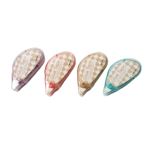 4 chiếc Con lăn băng keo hai mặt 8mm x 8m có thể định vị lại con lăn dính trong suốt để làm album ảnh tổng cộng 32M