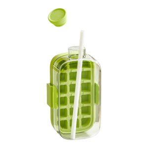 ZYJC Easy Release Cooling Cup Water Bottle Press Type No Touch Design Ice Make Bottle Multi-Function Reusable Ice Cube Mold For Freezer