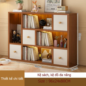 Kệ đựng đồ đa năng thiết kế tinh tế với các ngăn để đồ và không gian mở 2X Decor- 2X109