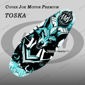Cover Sarung Jok Motor AMV Wolf Edition Full Print Bahan Tebal Waterproof Anti Air Motor Besar Kecil