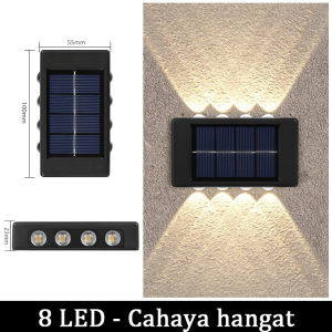 Calden Lampu Dinding Tenaga Surya / COB Sensor Light / Dinding Hias Taman Outdoor / Waterproof Lampu Anti Air / Lampu Taman Tenaga Surya
