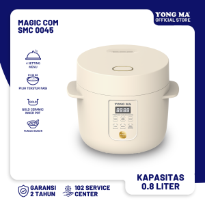 YONG MA | Digital Small Rice Cooker / MAGIC COM SMC 0045 (0.8lt)