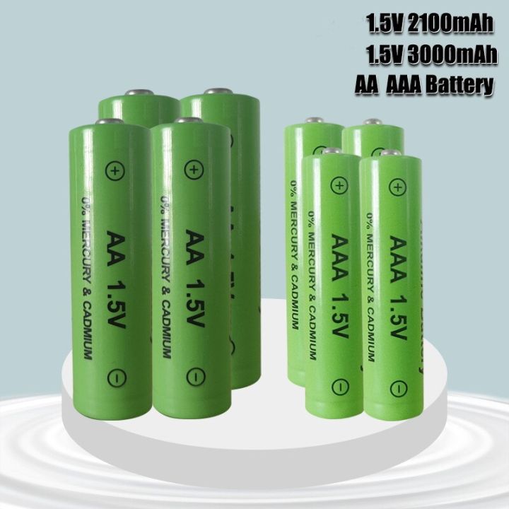Rechargeable Battery AA 3000mAh/AAA 2100mAh 1.5V And AA 3000mAh/AAA