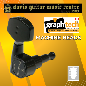 Graphtech PRN-2411-B0 Black Machine Head 3+3