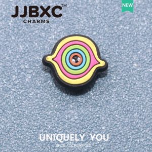 Jibbitz charm Shoe Buckle Shoe Accessories Cartoon Eyes Tai Chi Fashion Shoes Accessories