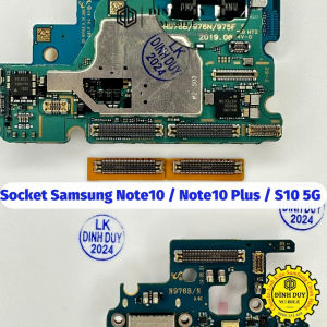Socket / Connect Samsung Note10 / Note10 Plus / S10 5G - Đường Sạc Đường Màn Trên Main - Đình Duy Mobile - Linh Kiện Samsung Chính Hãng.