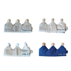 Breathable Fabric Royal Headwear For Boys Birthday Celebrations Photo Session Essential