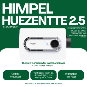 Himpel Huezentte 2 Smart Bathroom Ventilation (HIMPEL PH)