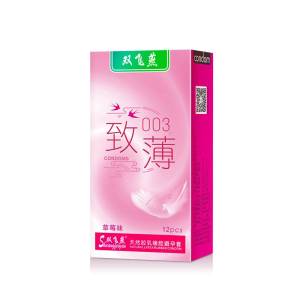 Shuangfeiyan Fruit Series Condoms Mens Based Condoms (12pcs)