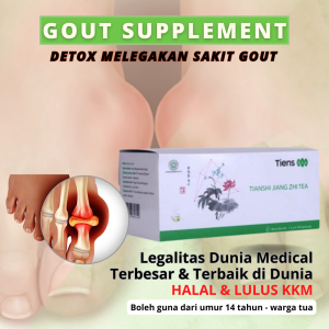 TIENS ANTILIP TEA - JIANG ZHI TEA - DETOX SLIMMING TEA - DETOX RACUN DALAM TUBUH - GOUT SUPPLEMENT - TEA FOR GOUT - UBAT GOUT TERBAIK - GUARANTEE ORIGINAL 100%