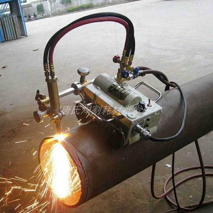CG2-11 Shanghai Huawei magnetic pipe cutting machine parts semi-automatic flame gas cutting machine pipe cutting machine beveling machine