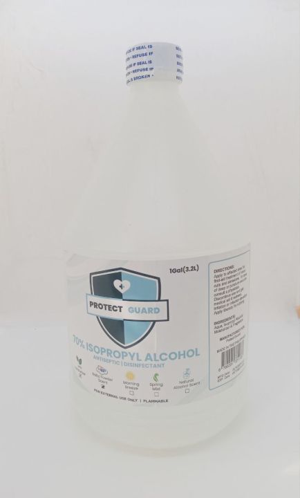 Protective Guard Isopropyl Alcohol 70% Solution - 1 Gallon | Lazada PH